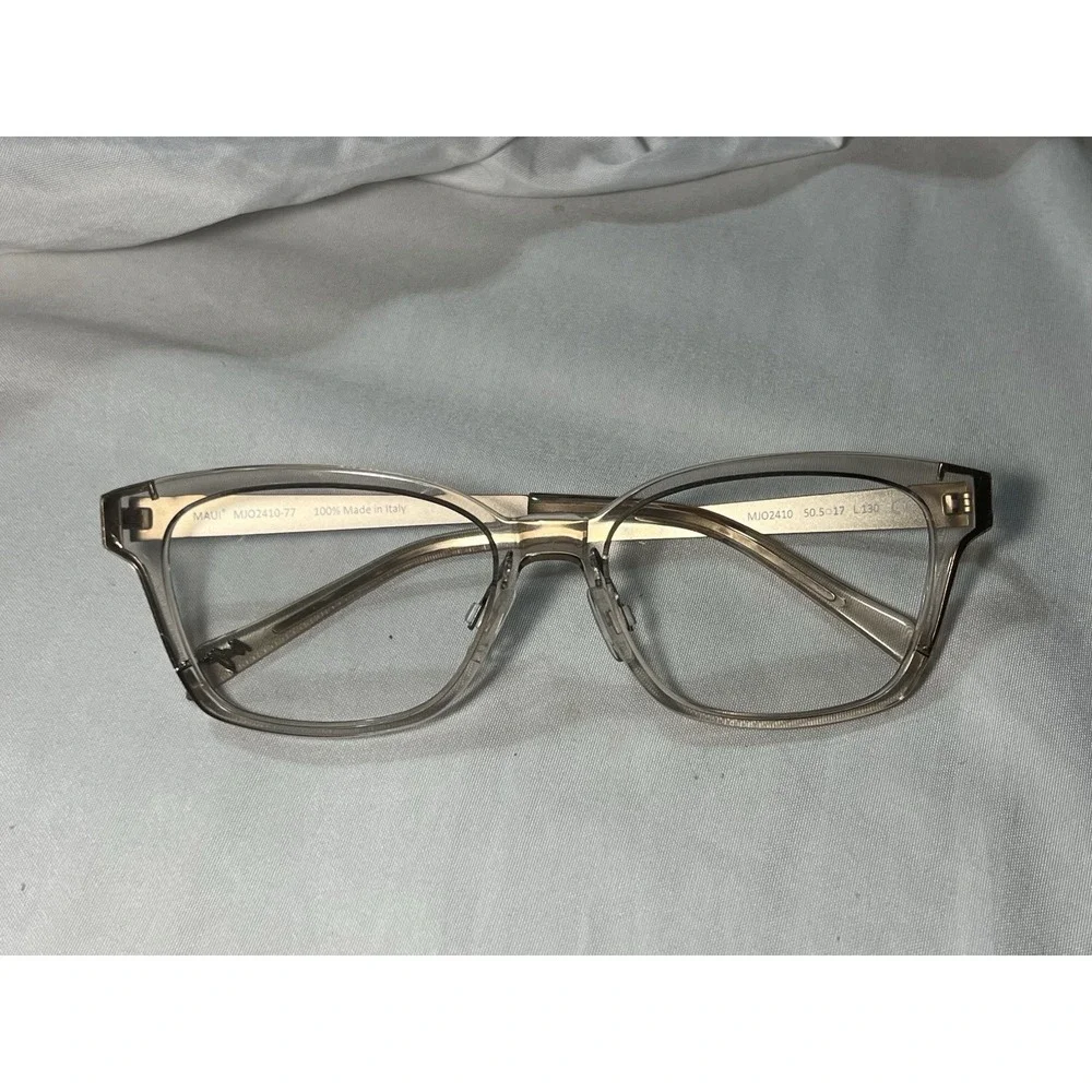 Maui Jim Eyeglasses Glasses MJO 2410-77 Crystal Light Taupe Rose Gold 50.5mm
